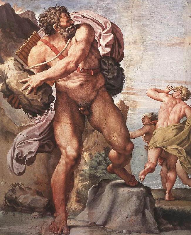 CARRACCI, Annibale The Cyclops Polyphemus dfg Germany oil painting art